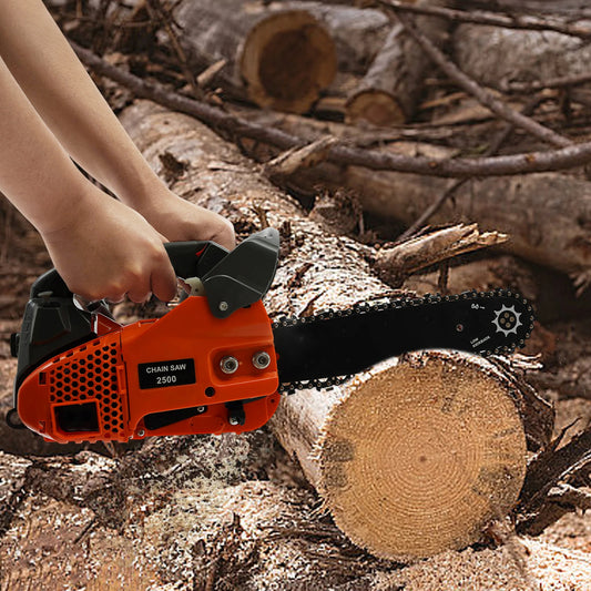 Top Handle Chainsaw 12 Inch Gasoline 2 Stroke Engine Saw