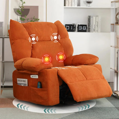 Power swivel rocker recliner