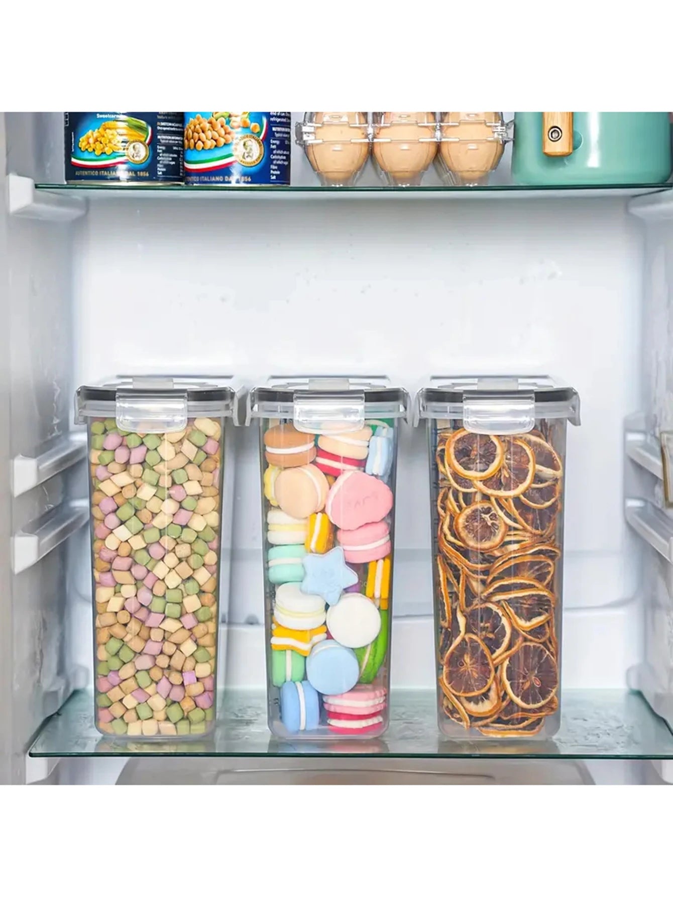 Airtight Food Storage Containers 4PCS Large Kitchen Containers Set
