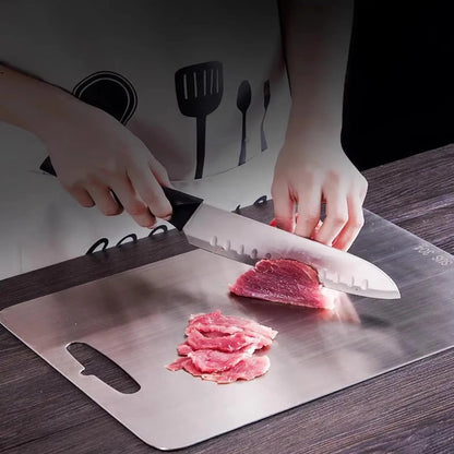 Stainless Steel Cutting Board 304 Food Grade Thickened Double Sided