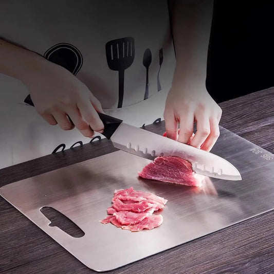 Stainless Steel Cutting Board 304 Food Grade Thickened Double Sided