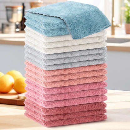 Cleaning Cloth Set 12 or 18 Soft Absorbent Multi Use