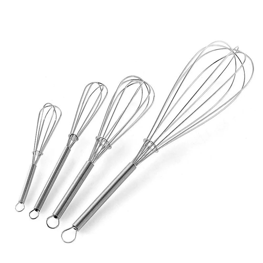Balloon Wire Whisk Stainless Steel Manual Kitchen Whisk