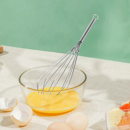 Balloon Wire Whisk Stainless Steel Manual Kitchen Whisk