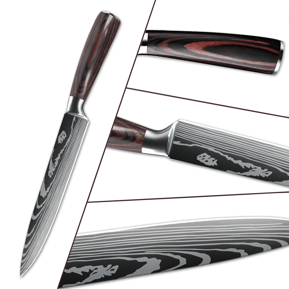 8 Inch Slicing Knife Japanese Kitchen Knife German Stainless Steel
