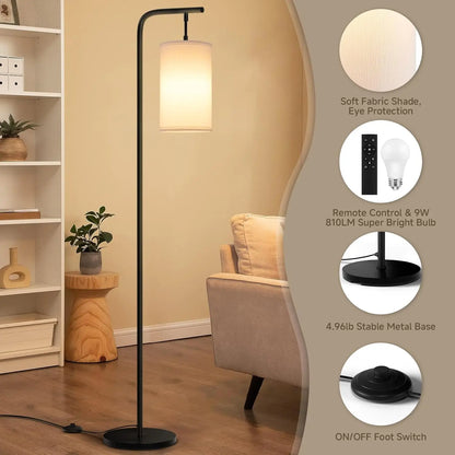 Remote Control Floor Lamp Adjustable Color Brightness 9W LED