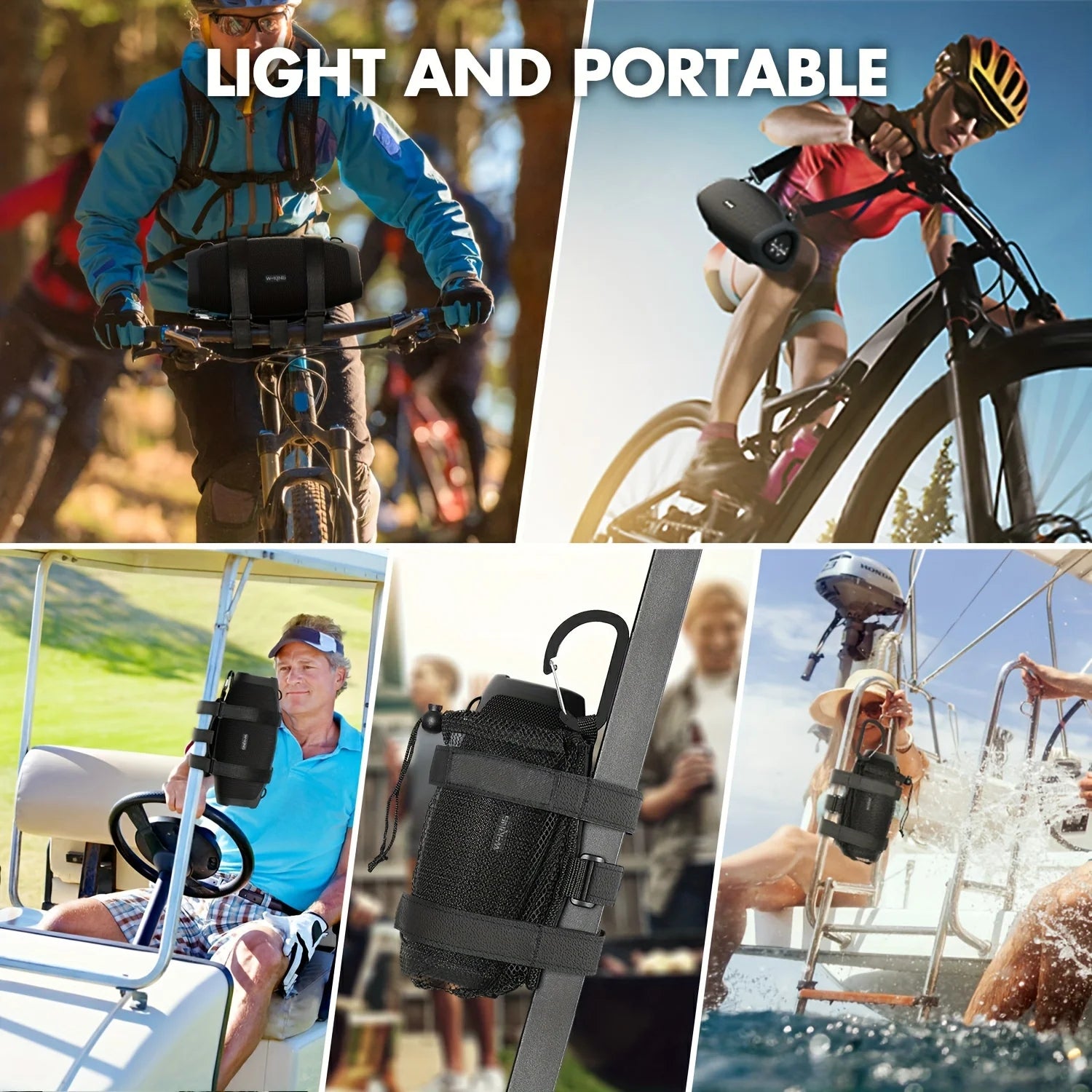 Bluetooth Speaker Wireless Waterproof Deep Bass Portable